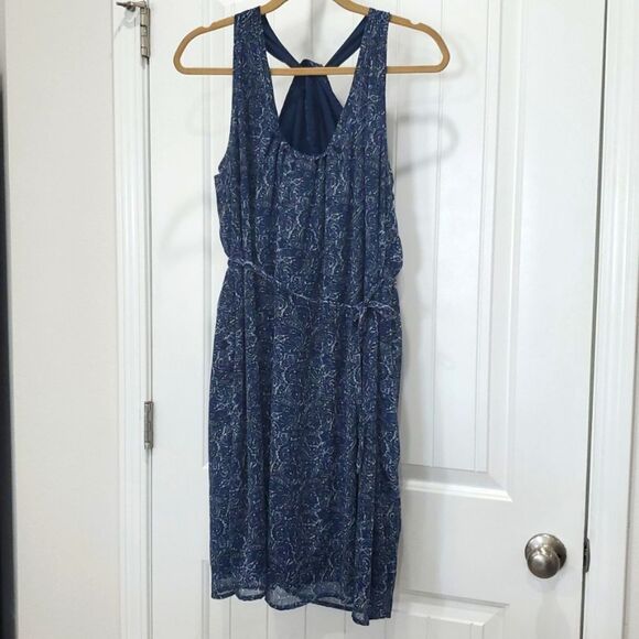 Converse One Star Womans Paisley Blue, sleeveless dress,size XL - Picture 2 of 7